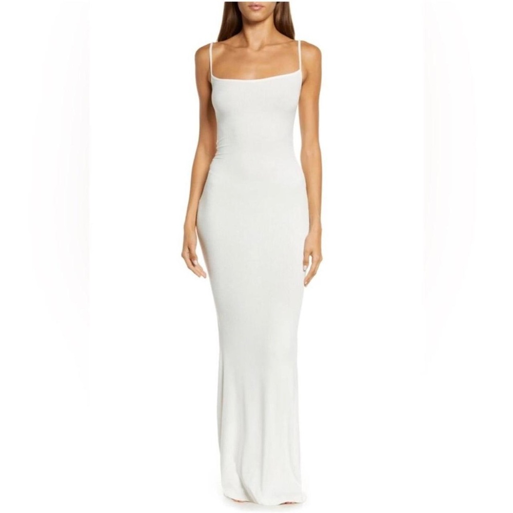 Skims soft lounge long slip dress